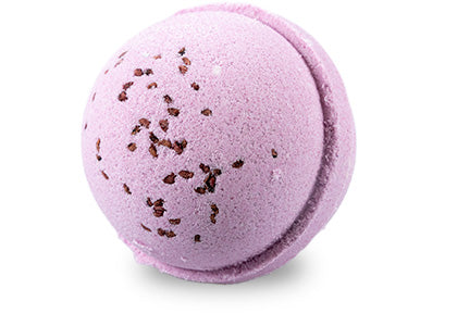 Black Raspberry Bliss Tub Truffle | Gentle Raspberry Vanilla Bath Bomb Em'z Blendz Soap Co.