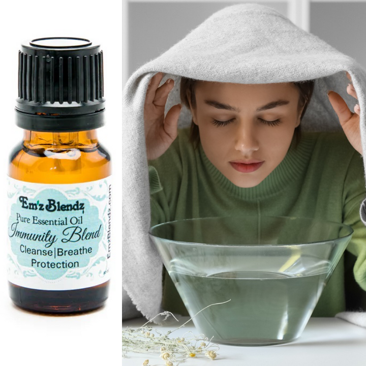 Immunity Blend | Pure Essential Oil for Cleanse, Breathe & Protection    Em'z Blendz Soap Co.