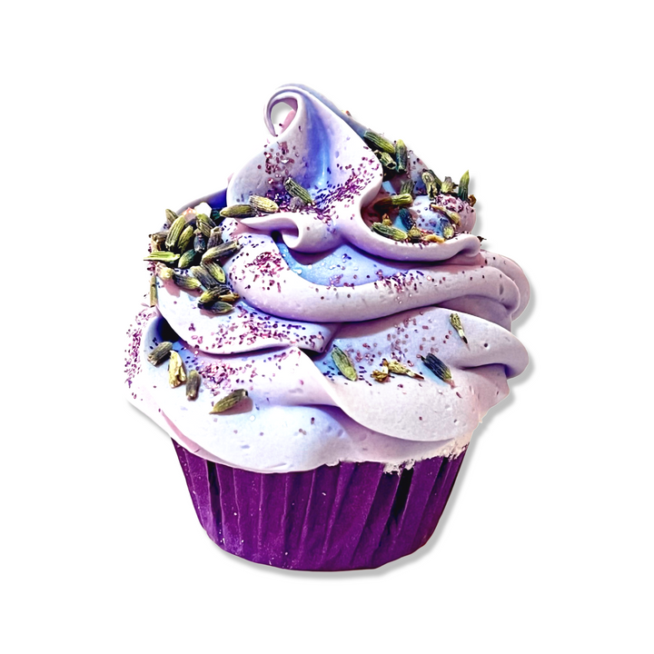 Oregon Lavender & Vanilla Bean Foaming Tub Cake    Em'z Blendz Soap Co.