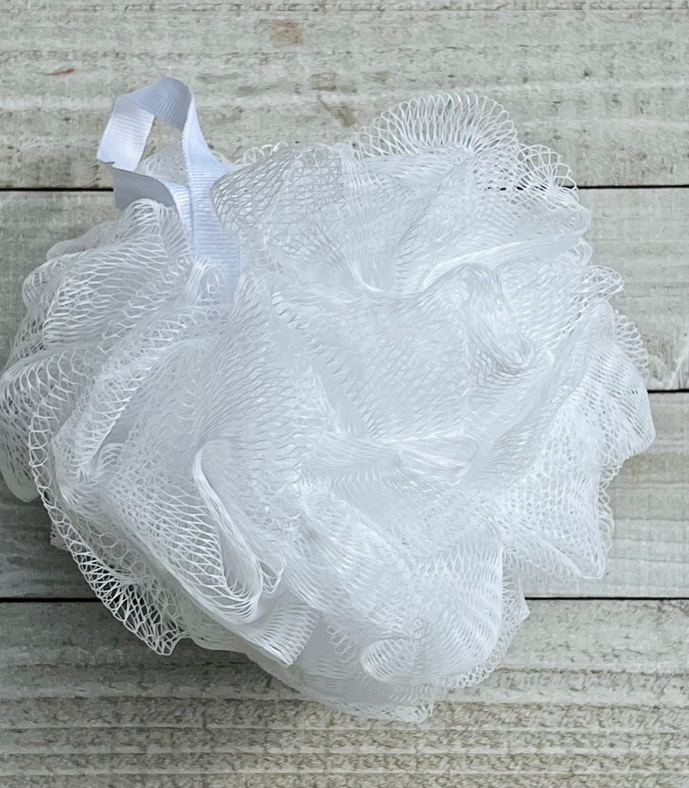 Mesh Pouf Sponge Extra Large | Luxurious Bathing Experience    Em'z Blendz Soap Co.