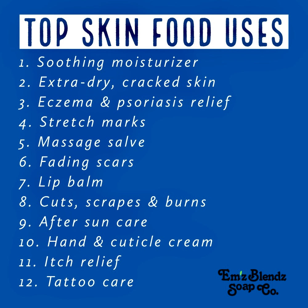 Skin Food Remedy (Chamomile Calendula/ Anti-inflammatory & Ultra Gentle)    Em'z Blendz Soap Co.
