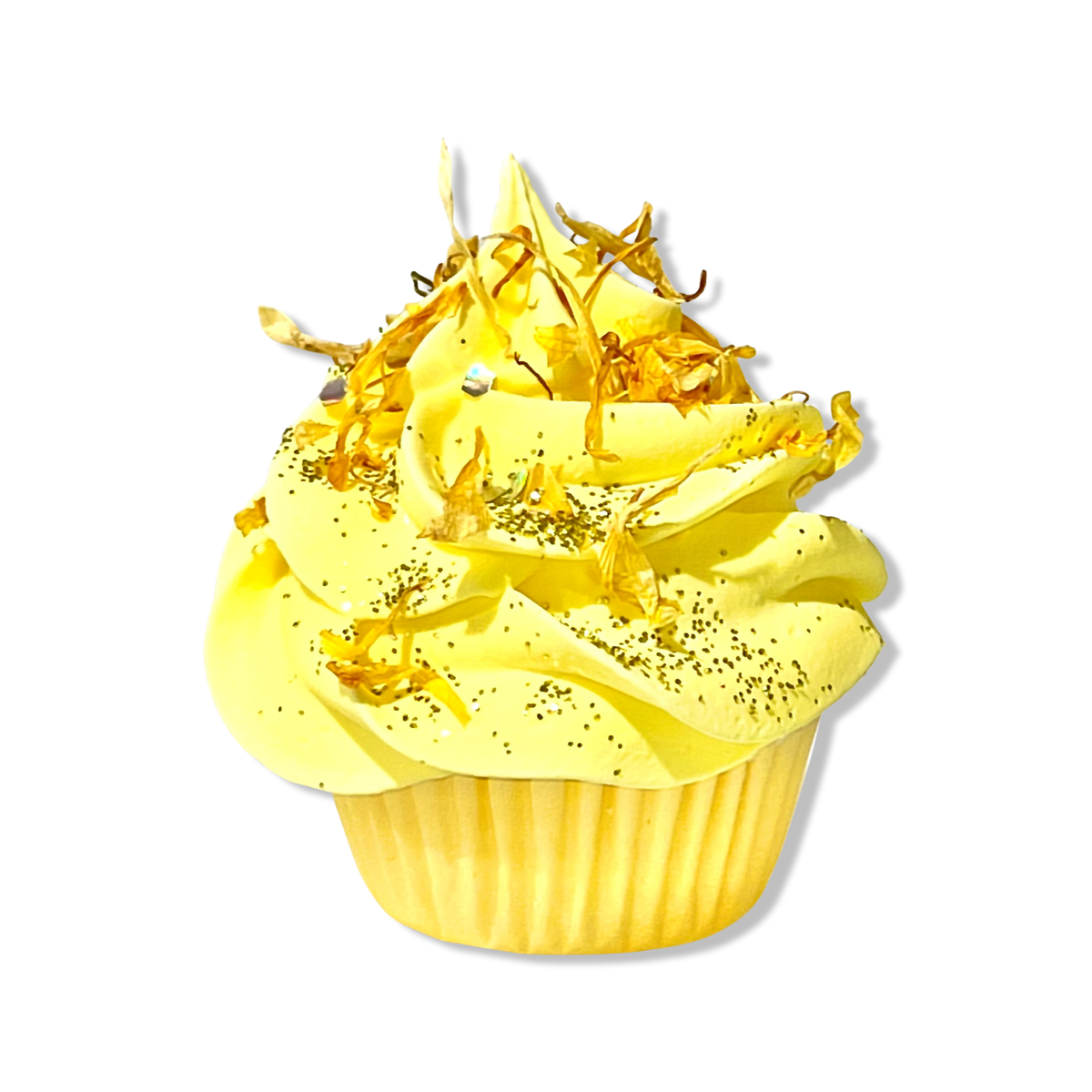 Lemon Cream &amp; Calendula | Foaming Tub Cake