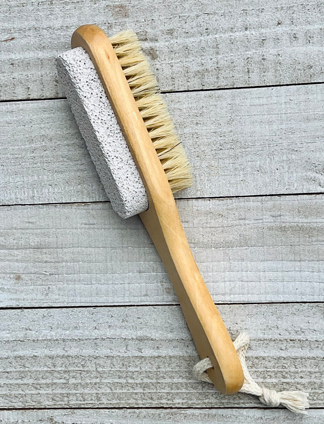 Wooden Pumice Brush | Perfect Foot Care Tool    Em'z Blendz Soap Co.