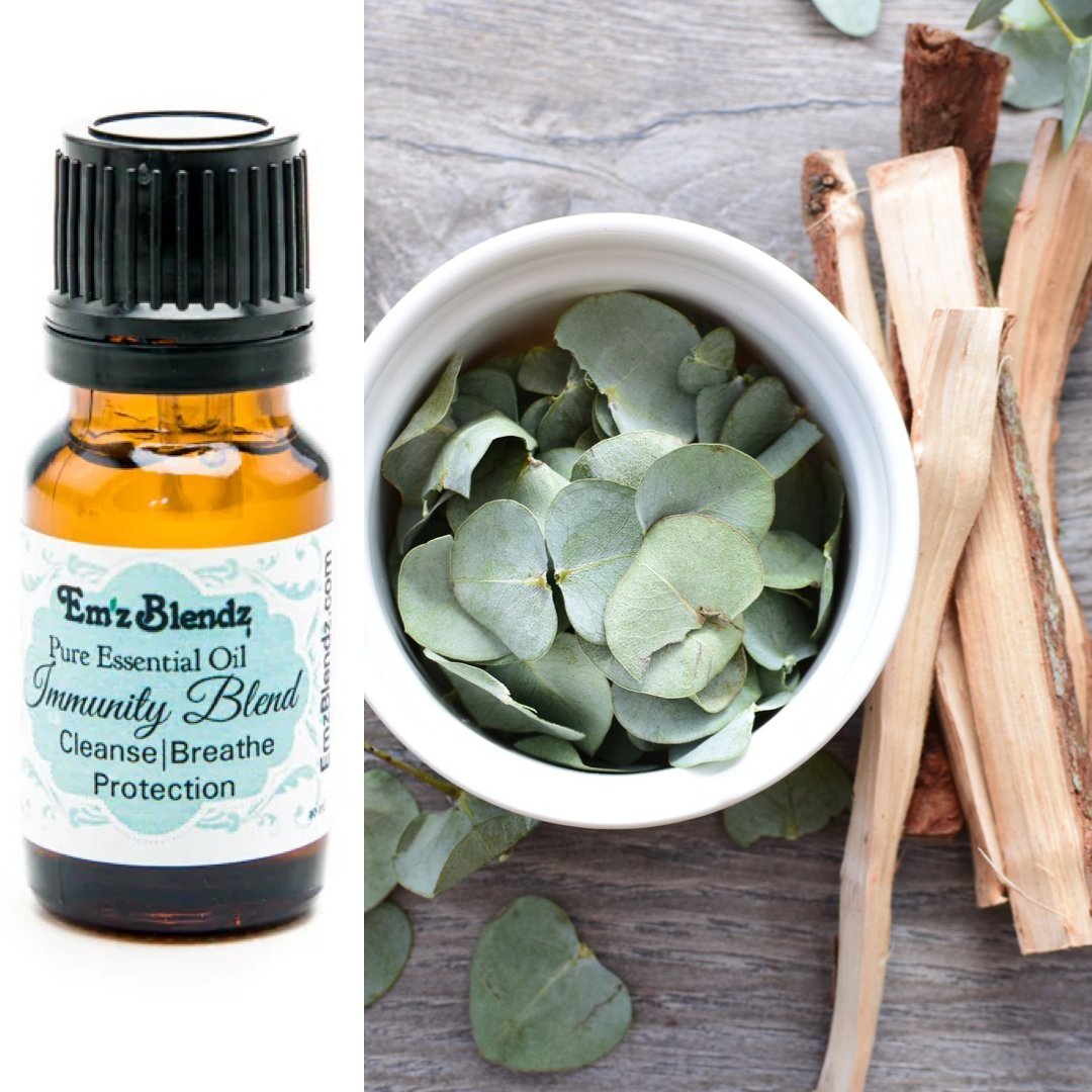 Immunity Blend | Pure Essential Oil for Cleanse, Breathe & Protection    Em'z Blendz Soap Co.