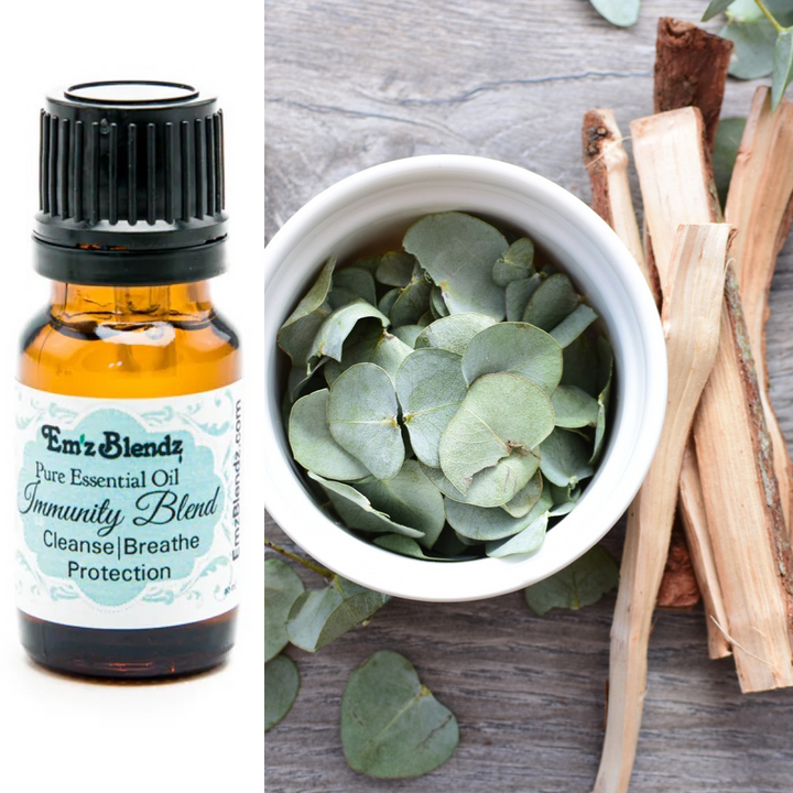 Immunity Blend | Pure Essential Oil for Cleanse, Breathe & Protection    Em'z Blendz Soap Co.
