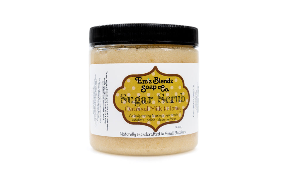 Soothing Oatmeal Milk &amp; Honey | Face &amp; Body Foaming Sugar Scrub Polish