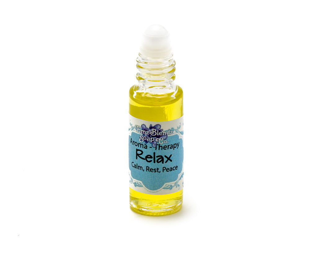 Relax | Aroma-Therapy | Natural Perfume Oil | Calm, Rest, Peace    Em'z Blendz Soap Co.