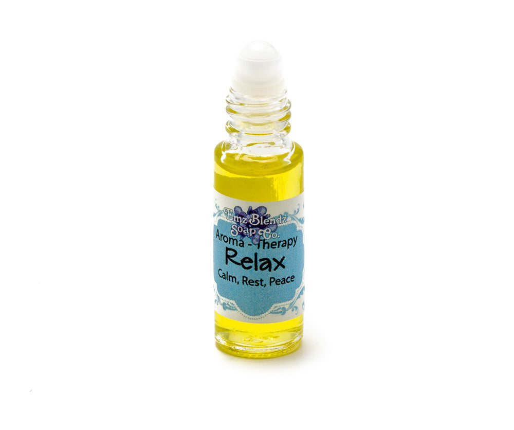 Relax | Aroma-Therapy | Natural Perfume Oil | Calm, Rest, Peace - Emz Blendz